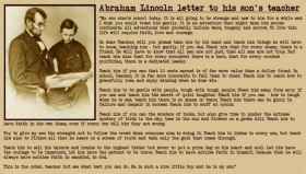A Letter From Abraham Lincoln To His Son’s Teacher
