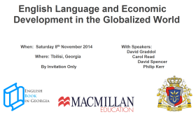English Language and Economic Development in the Globalized World
